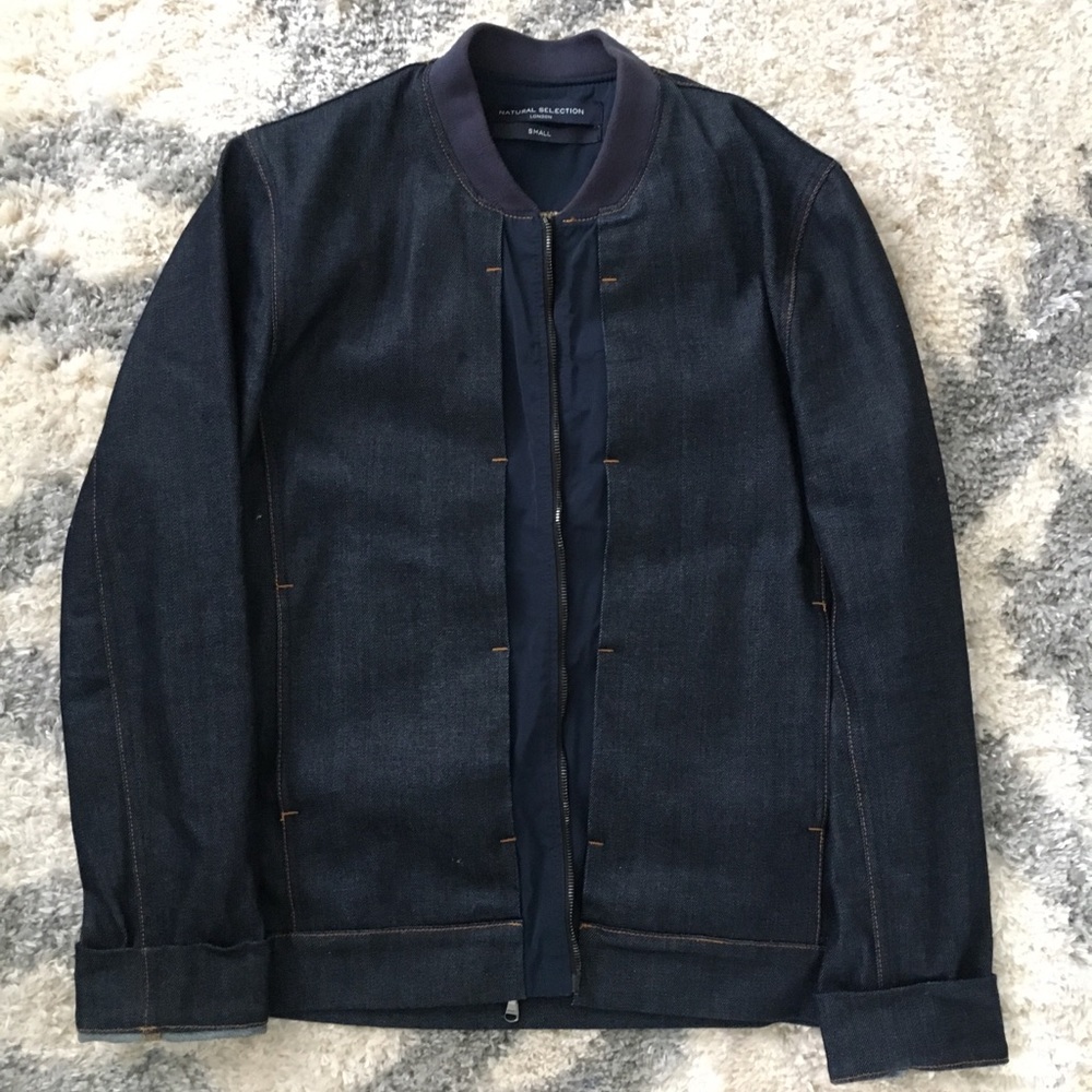 Natural Selection Denim Jacket, Dark Denim Jacket